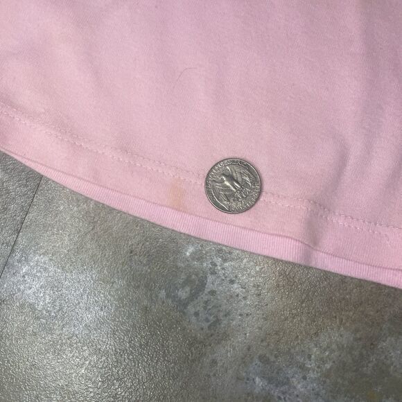 hustler hollywood official pink and brown colorblock honeys crop top medium - Picture 7 of 9